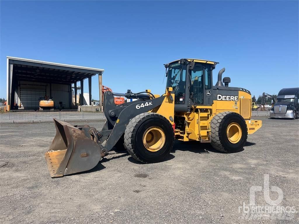 John Deere 644K Naudoti ratiniai krautuvai