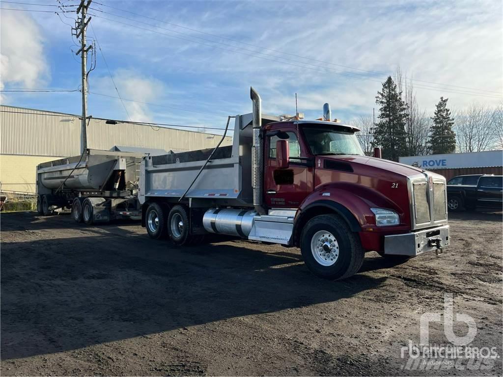Kenworth T880 Savivarčių priekabų vilkikai