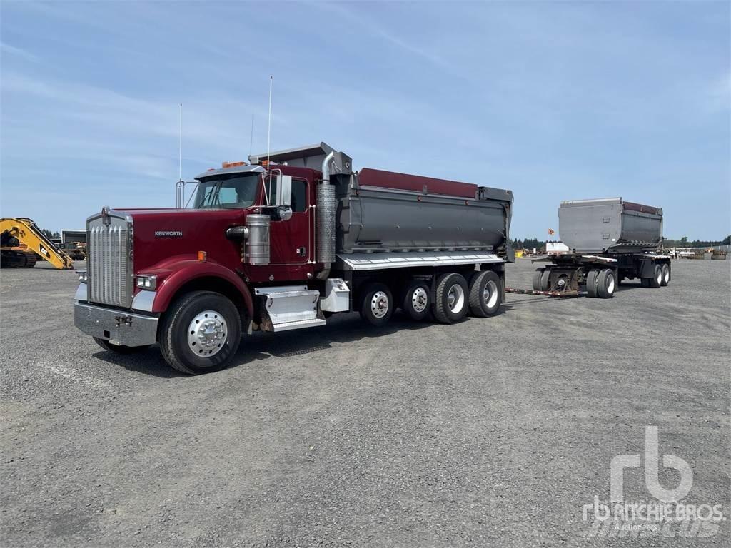 Kenworth W900 Savivarčių priekabų vilkikai