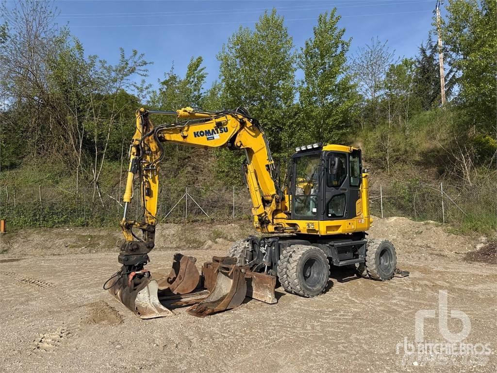 Komatsu PW118MR Ratiniai ekskavatoriai