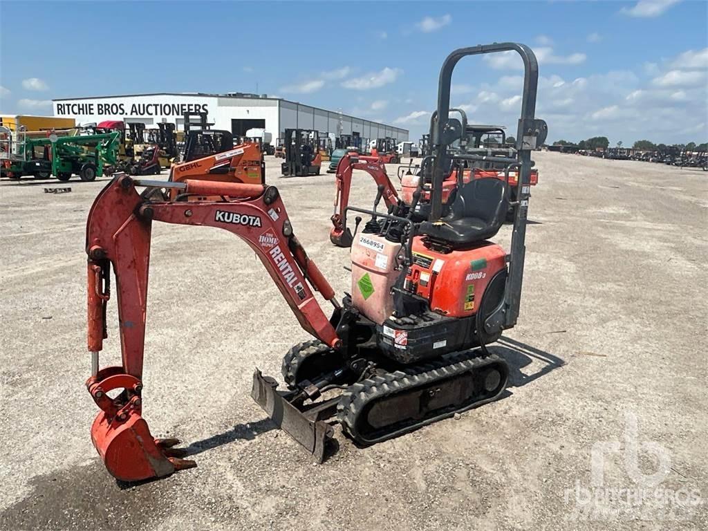 Kubota K008-3 Mini ekskavatoriai < 7 t