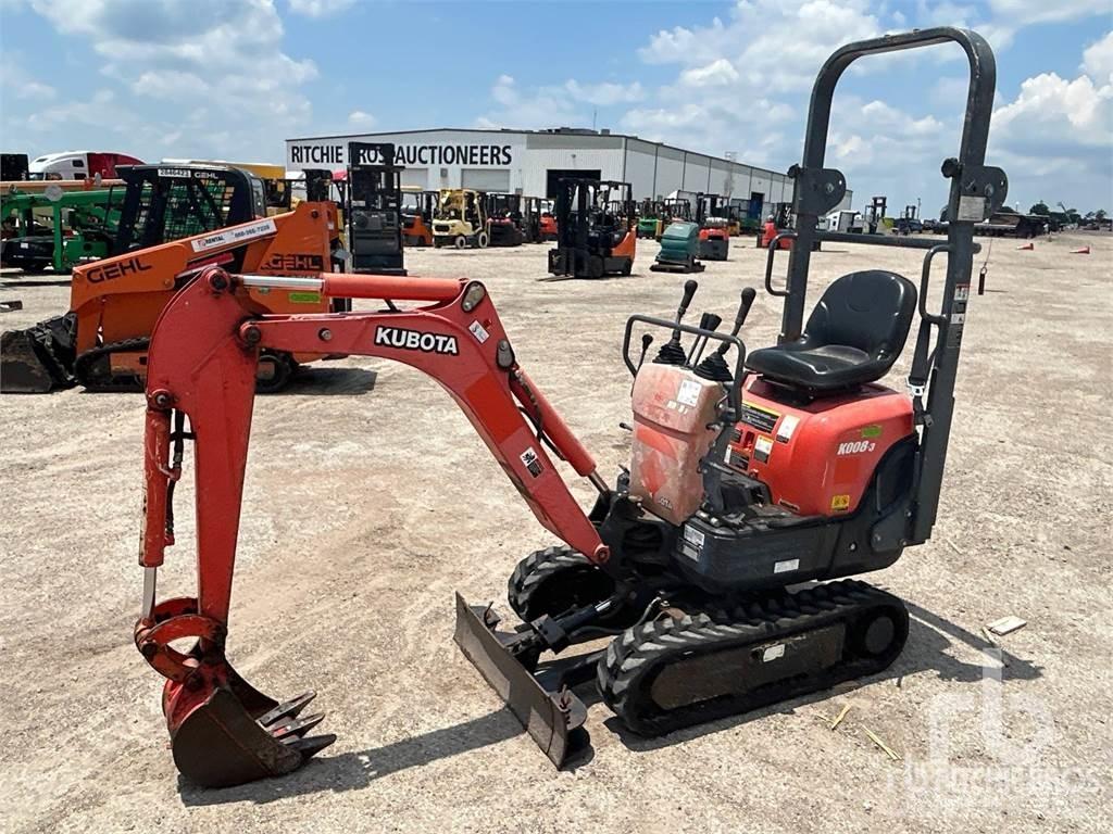 Kubota K008-3 Mini ekskavatoriai < 7 t