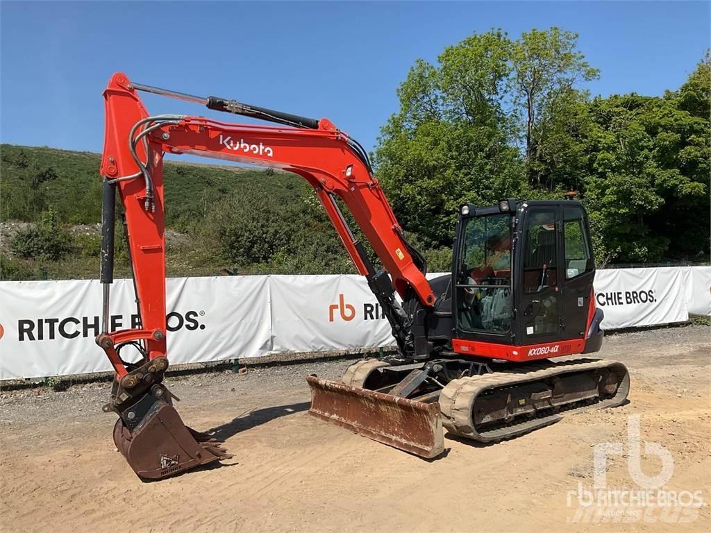 Kubota KX080-4A Vikšriniai ekskavatoriai