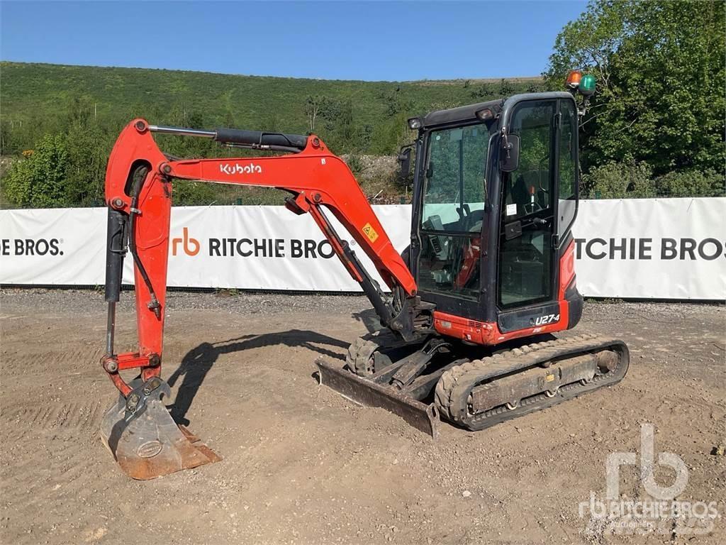 Kubota U27-4 Mini ekskavatoriai < 7 t