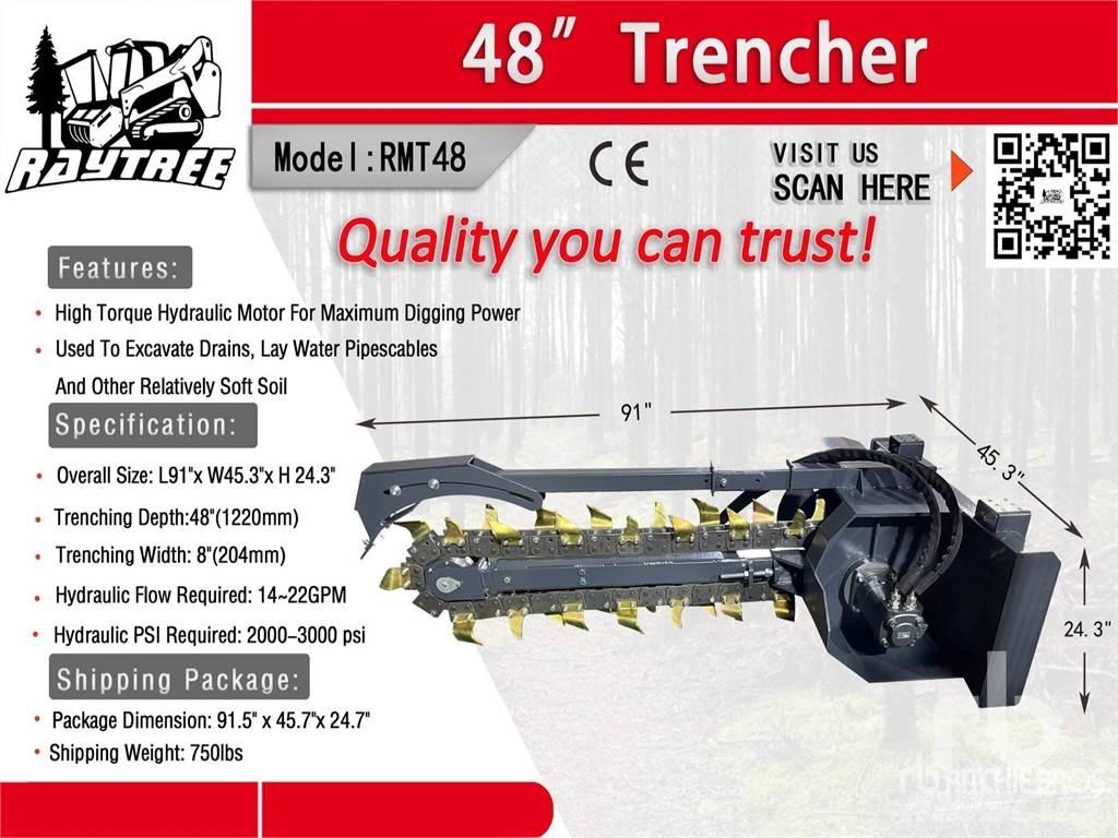  RAYTREE RMT48 Tranšėjų ekskavatoriai