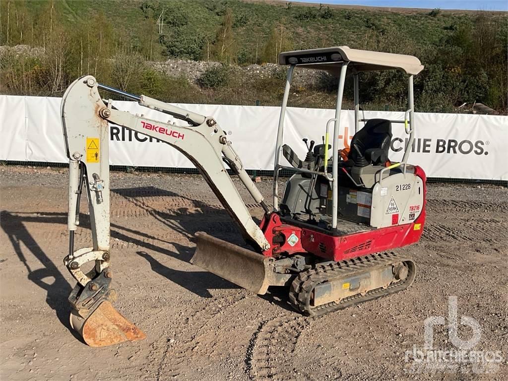Takeuchi TB216 Mini ekskavatoriai < 7 t