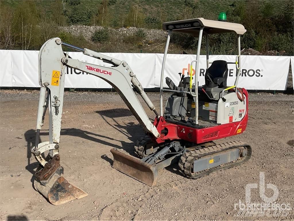 Takeuchi TB216 Mini ekskavatoriai < 7 t