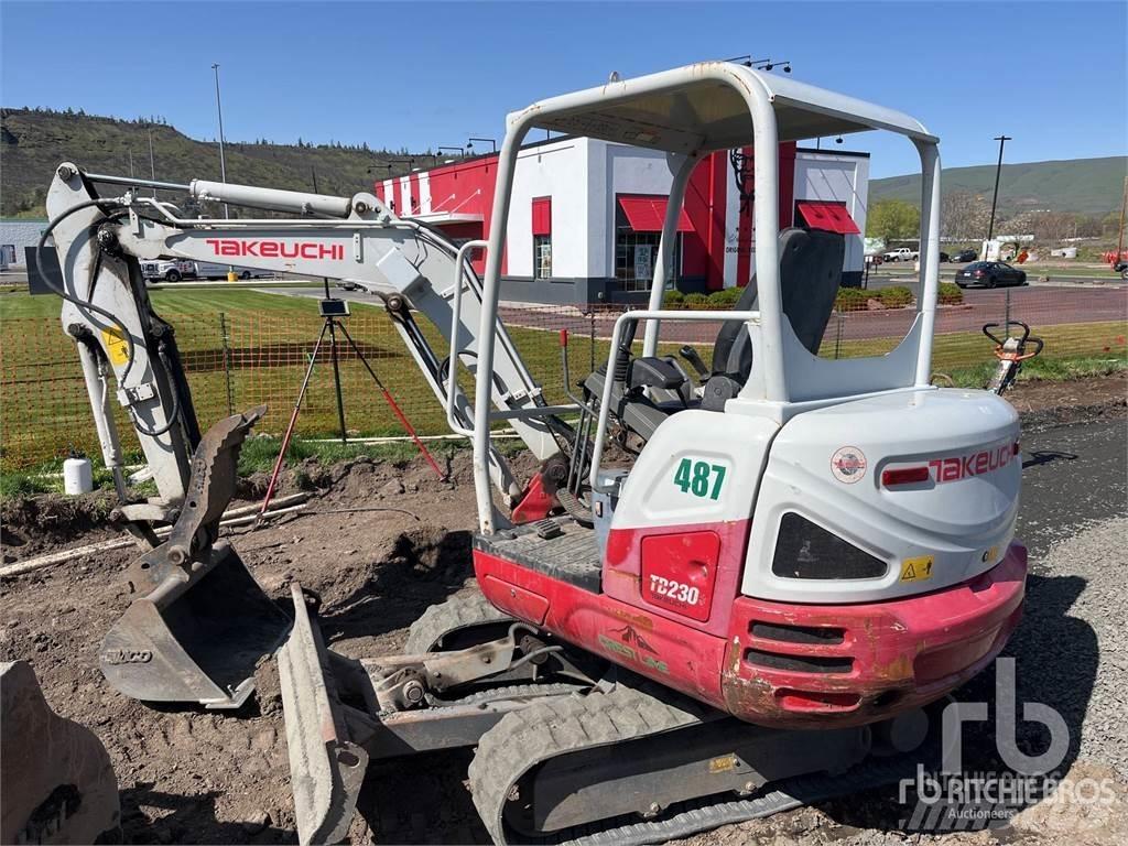 Takeuchi TB230 Mini ekskavatoriai < 7 t