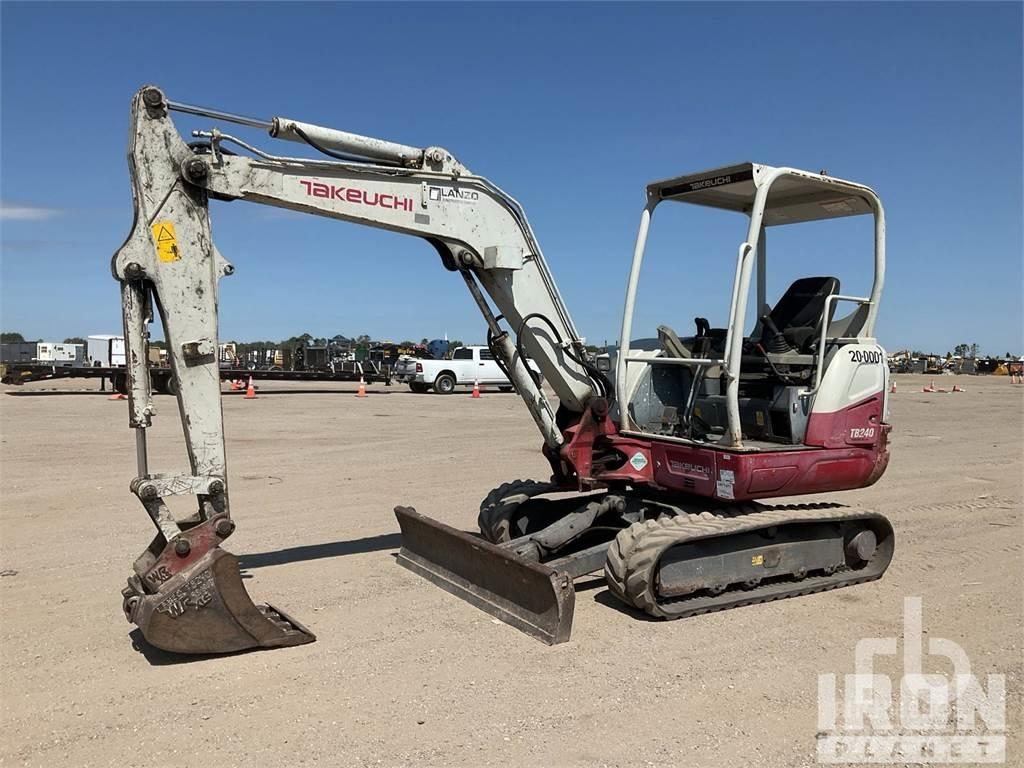 Takeuchi TB240 Mini ekskavatoriai < 7 t