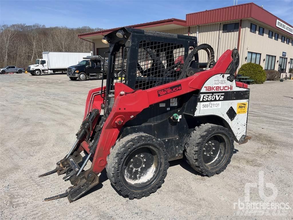 Takeuchi TS80V2 Krautuvai su šoniniu pasukimu