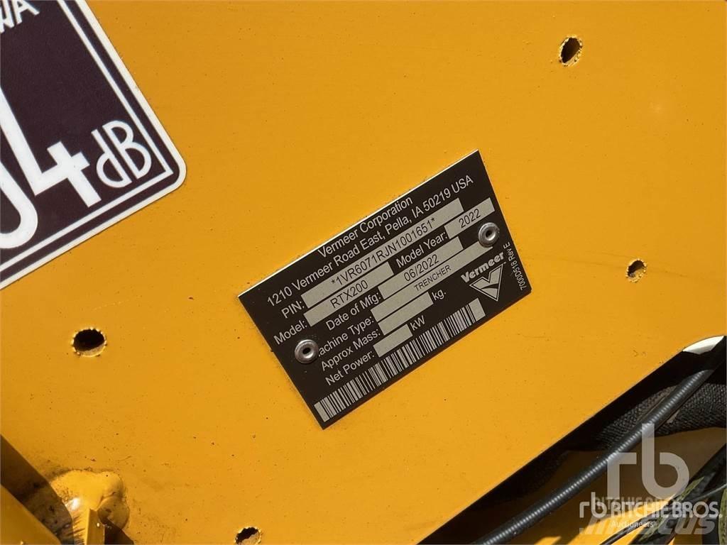 Vermeer RTX200 Tranšėjų ekskavatoriai