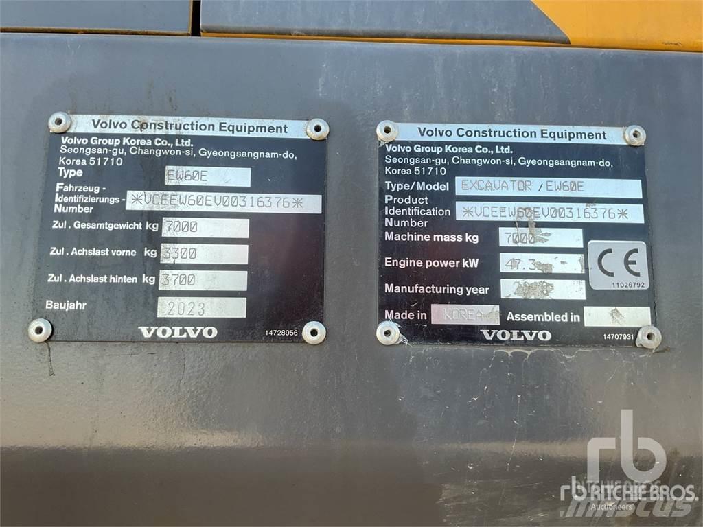 Volvo EW60E Ratiniai ekskavatoriai