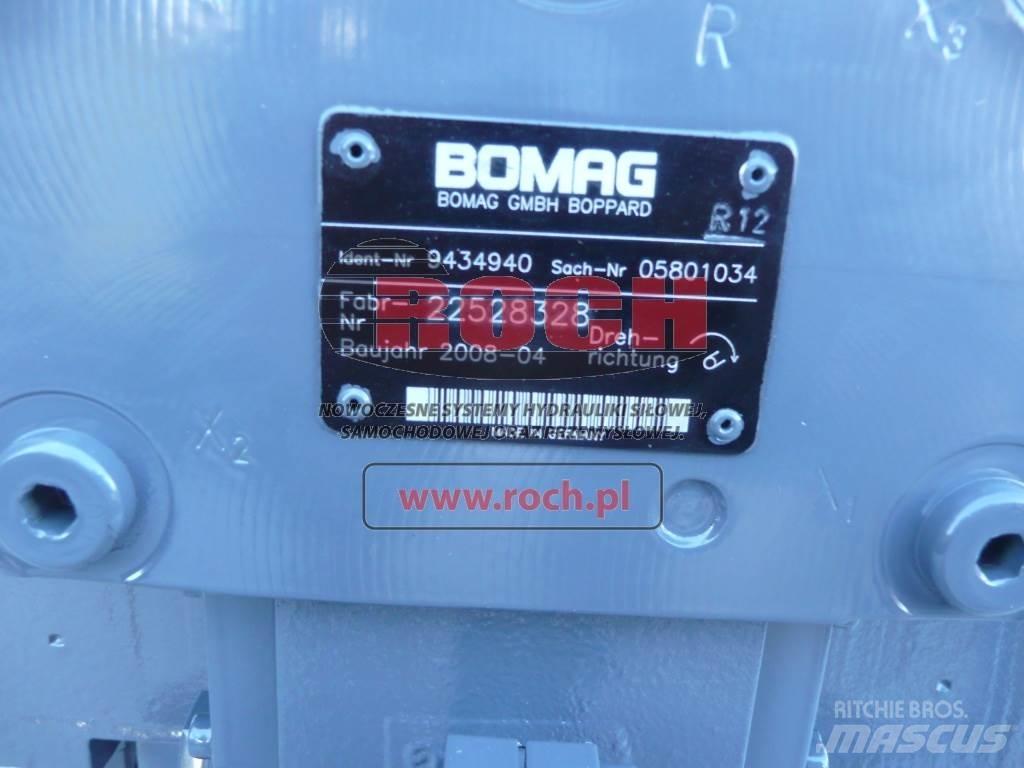 Bomag 9434940 05801034 Hidraulikos įrenginiai