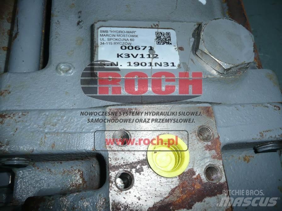 Kawasaki K3V112 Hidraulikos įrenginiai