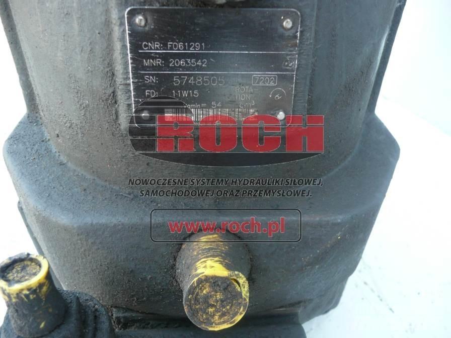 Rexroth F061291 2063542 Varikliai