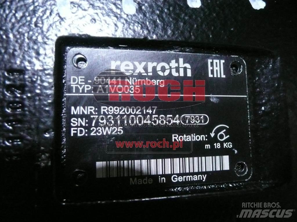 Rexroth L A1VO035 Hidraulikos įrenginiai