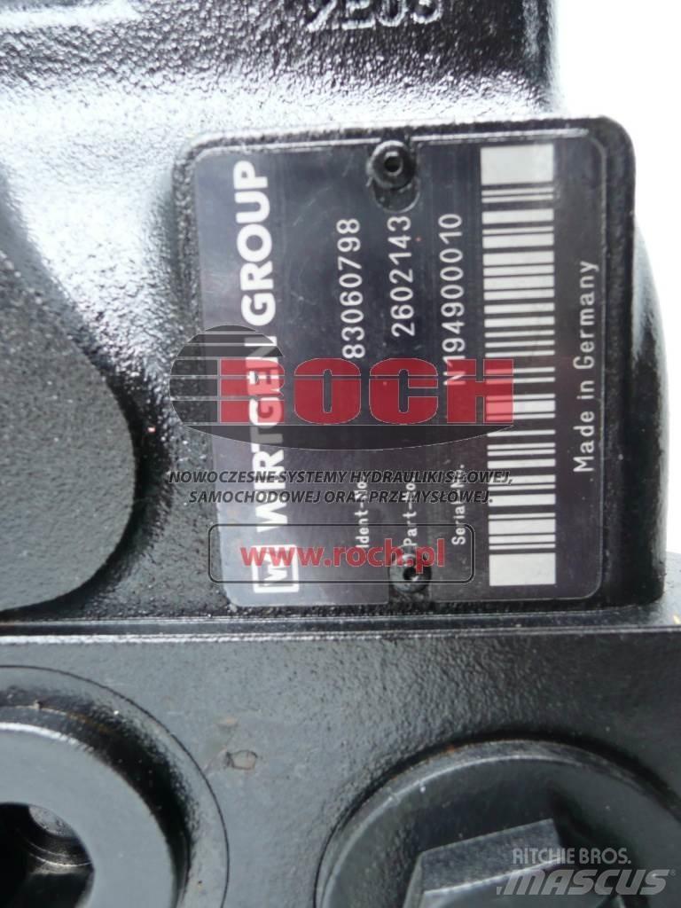 Wirtgen 2602143 83060798 Hidraulikos įrenginiai