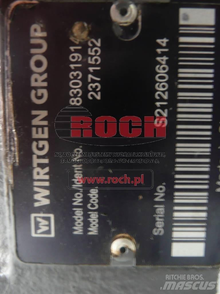 Wirtgen 83031914 2371552 Hidraulikos įrenginiai