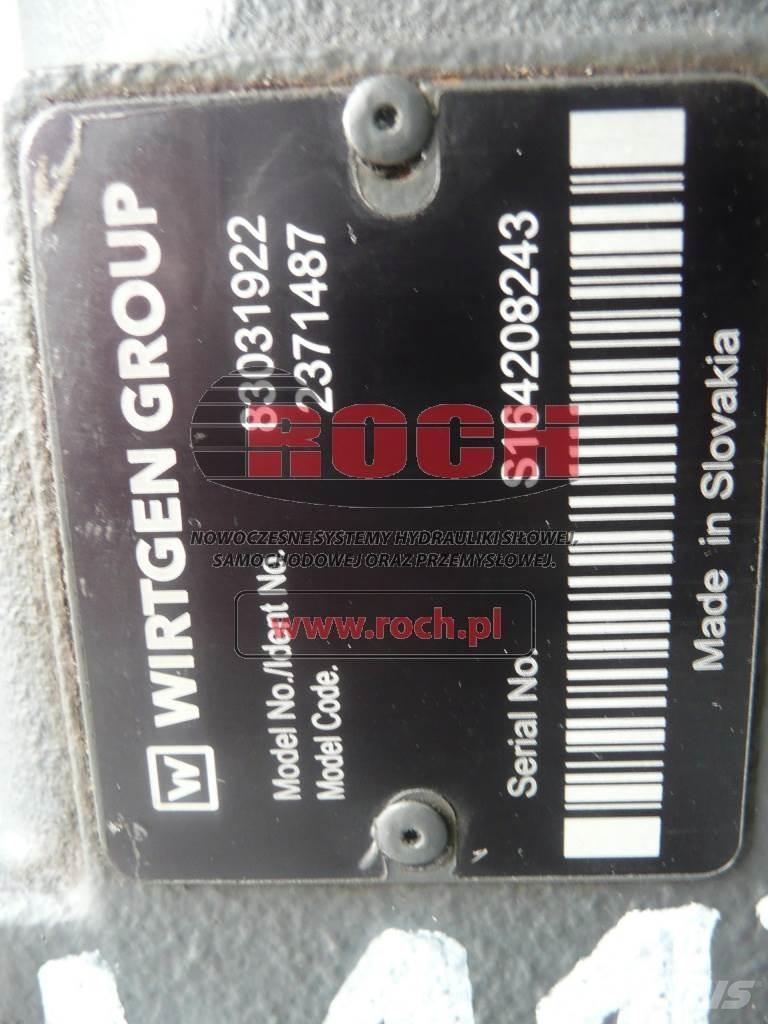 Wirtgen 83031922 2371487 Hidraulikos įrenginiai