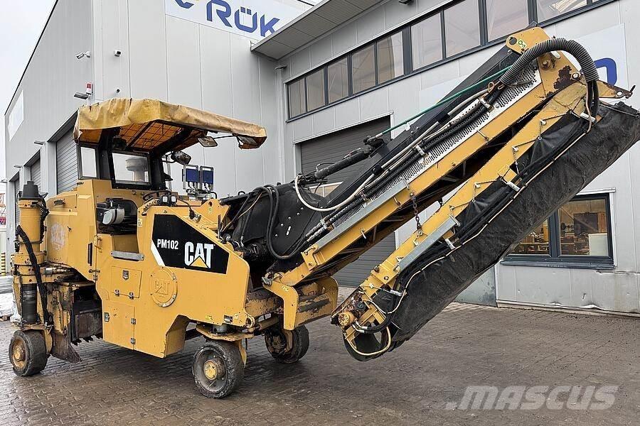 CAT PM 102 Asfalto šalto frezavimo technika