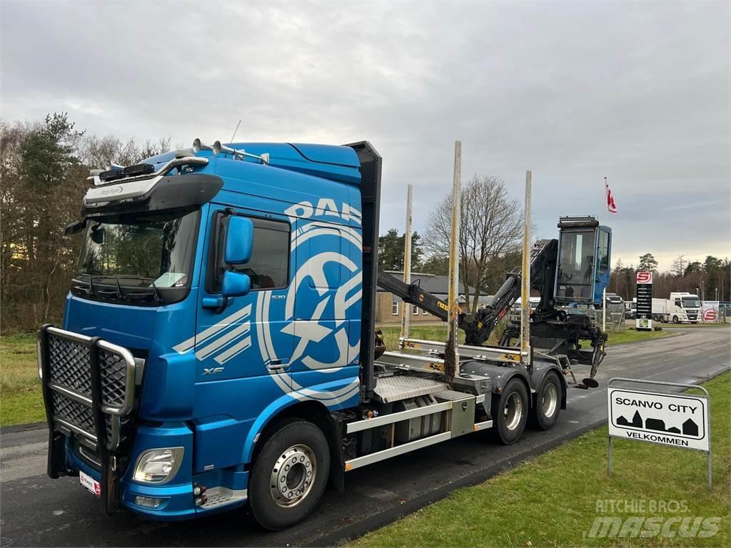 DAF XF530 FAT 6x4 Miškovežių vilkikai