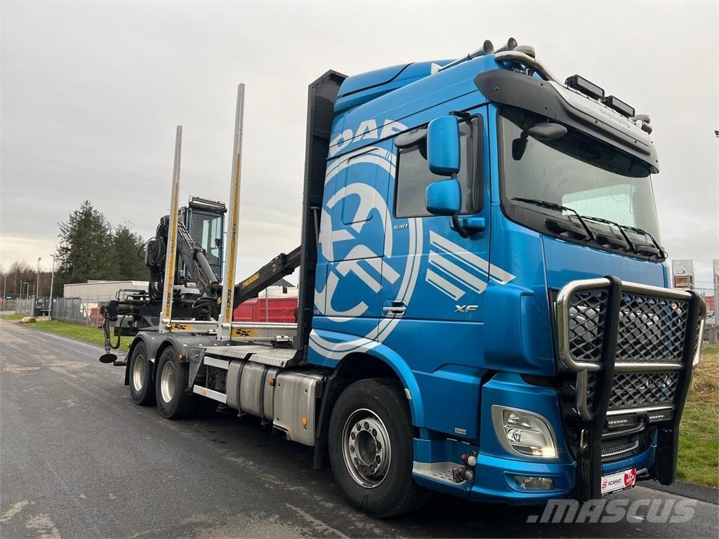 DAF XF530 FAT 6x4 Miškovežių vilkikai