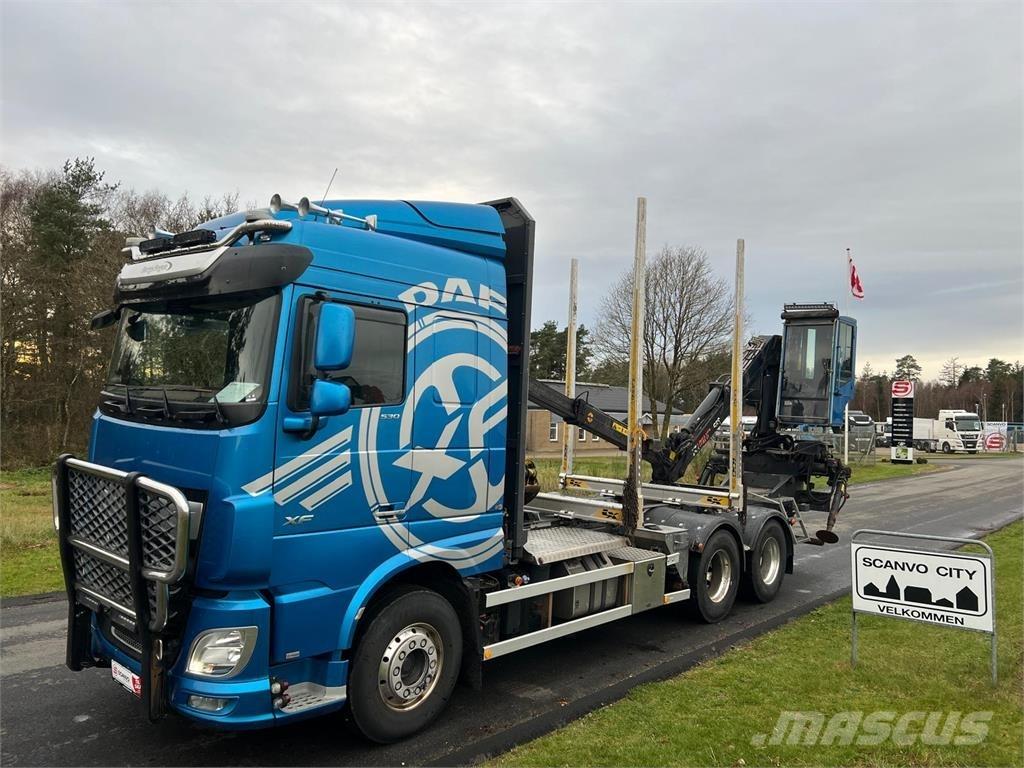 DAF XF530 FAT 6x4 Miškovežių vilkikai