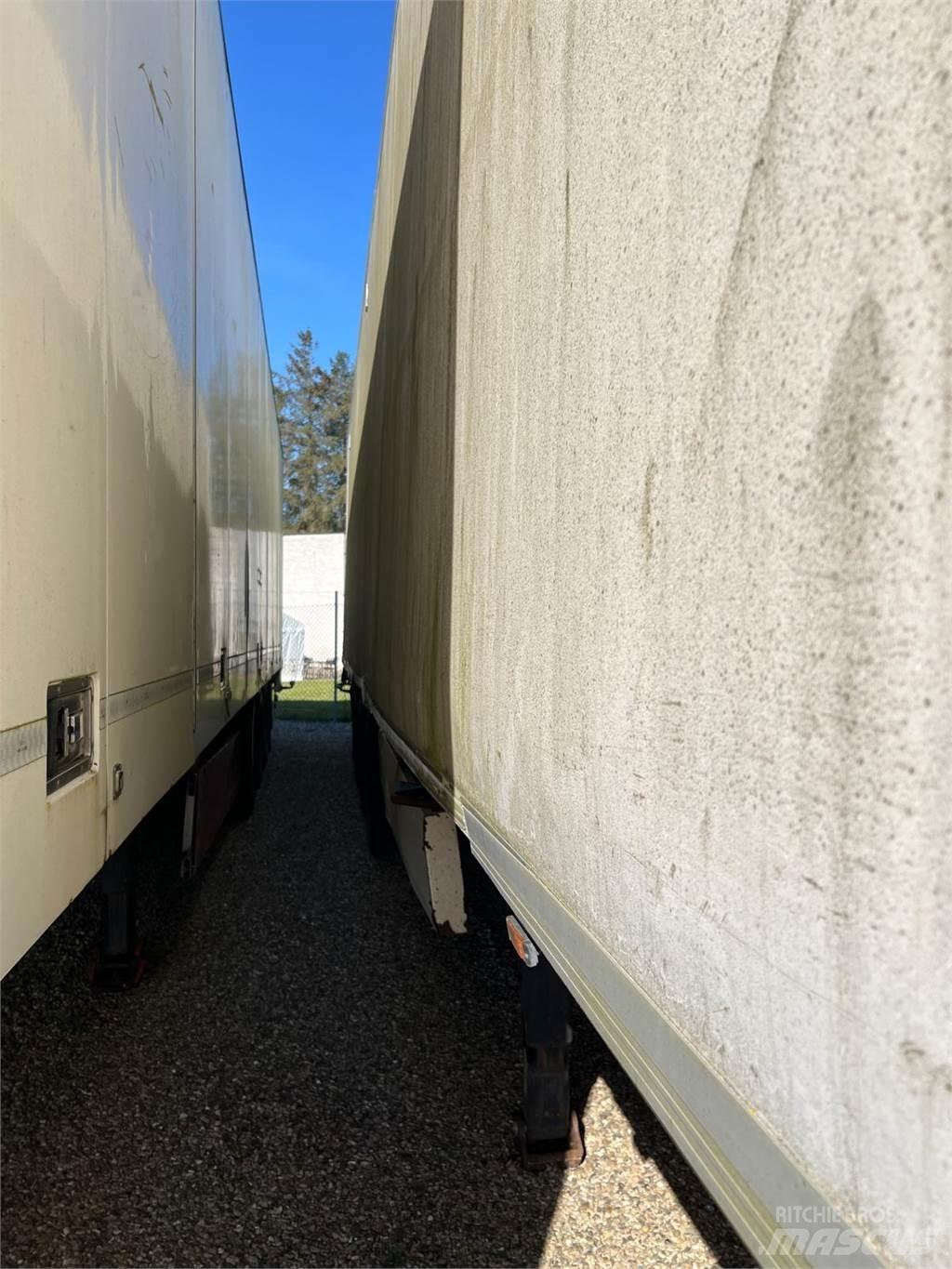 Krone 13,6 mtr boks Dengtos puspriekabės