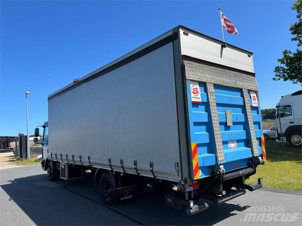 MAN TGL 12-220 BL Priekabos su tentu