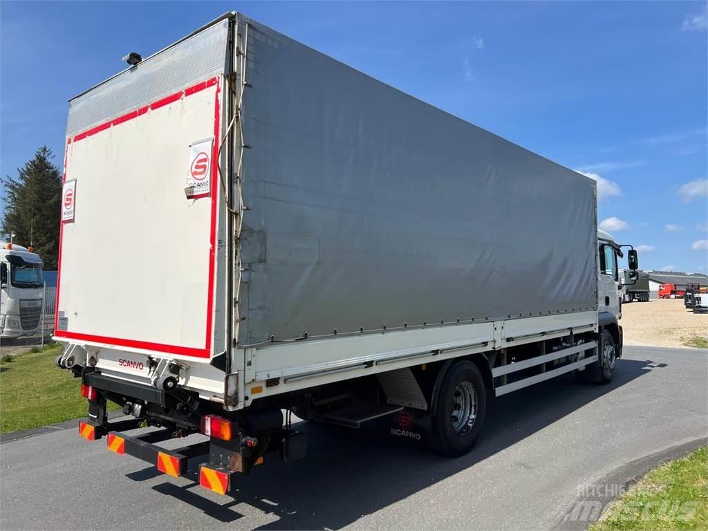 MAN TGM 18-340 BL Priekabos su tentu