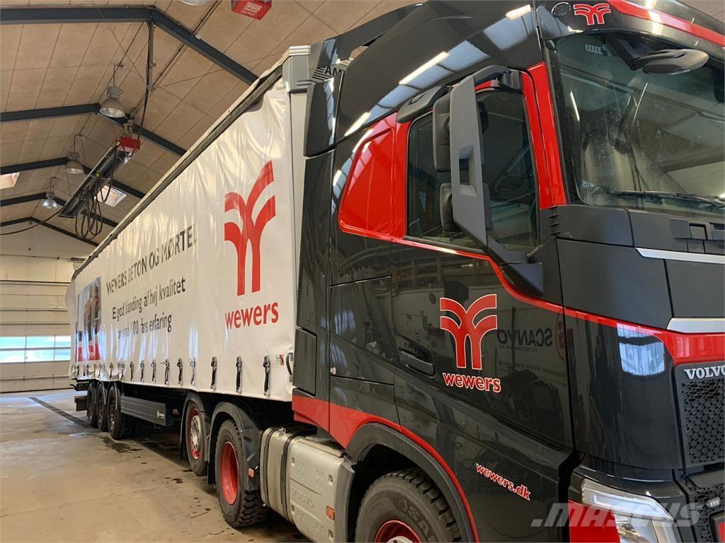  MTDK 13,6 mtr Tentinės puspriekabės