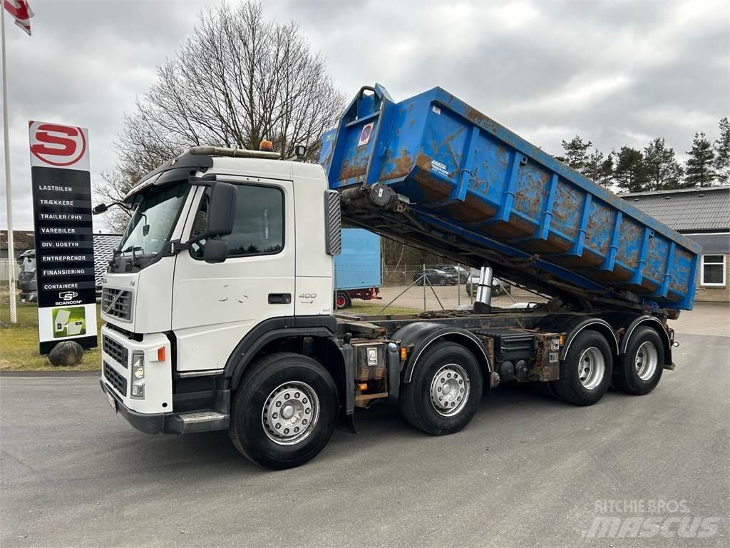 Volvo FM400 8x4 Savivarčiai su kabeliniu keltuvu