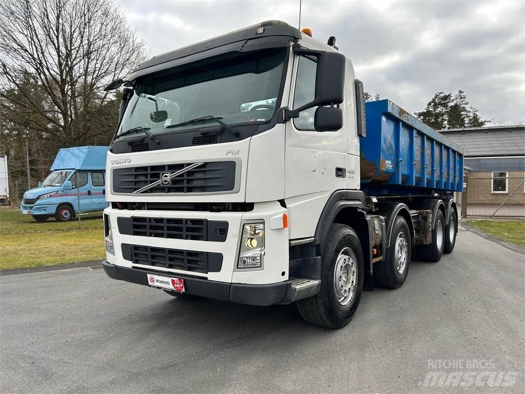 Volvo FM400 8x4 Savivarčiai su kabeliniu keltuvu