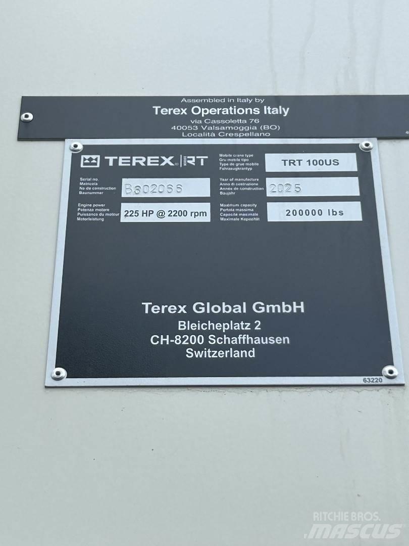 Terex  Neapdoroto reljefo kranai