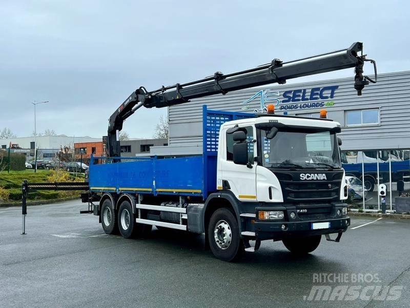 Scania P 410 Automobiliniai kranai