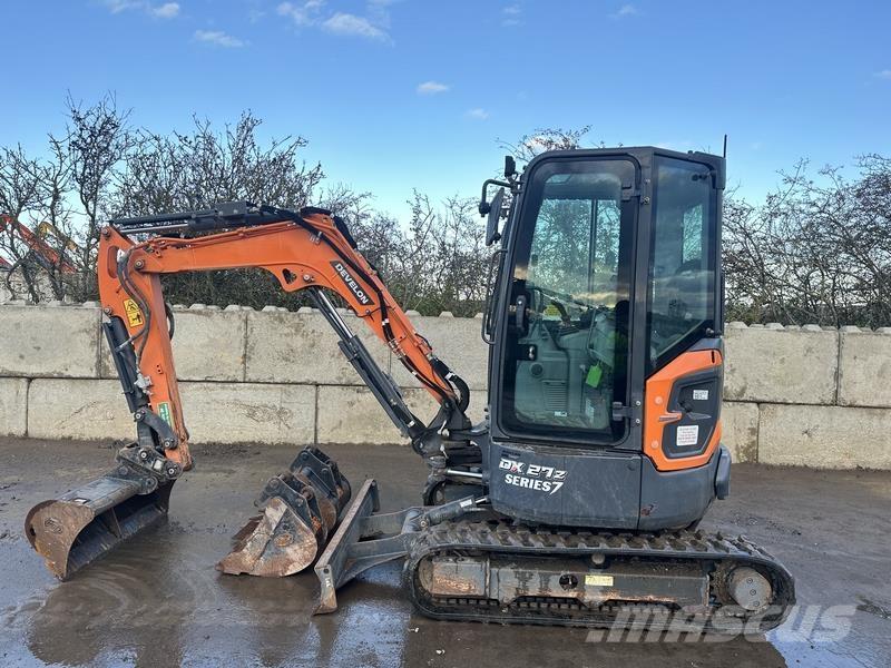 Doosan DX27 Vikšriniai ekskavatoriai