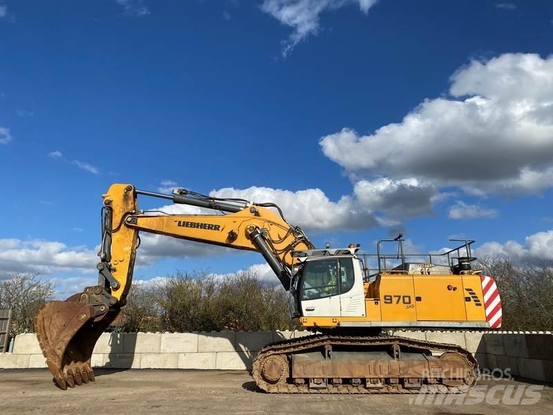 Liebherr R970 SHD Griovimo ekskavatoriai
