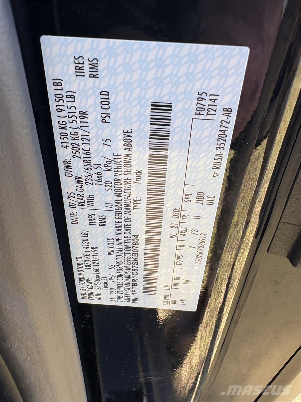 FRD 250 TRANS Sunkvežimiai su dengtu kėbulu