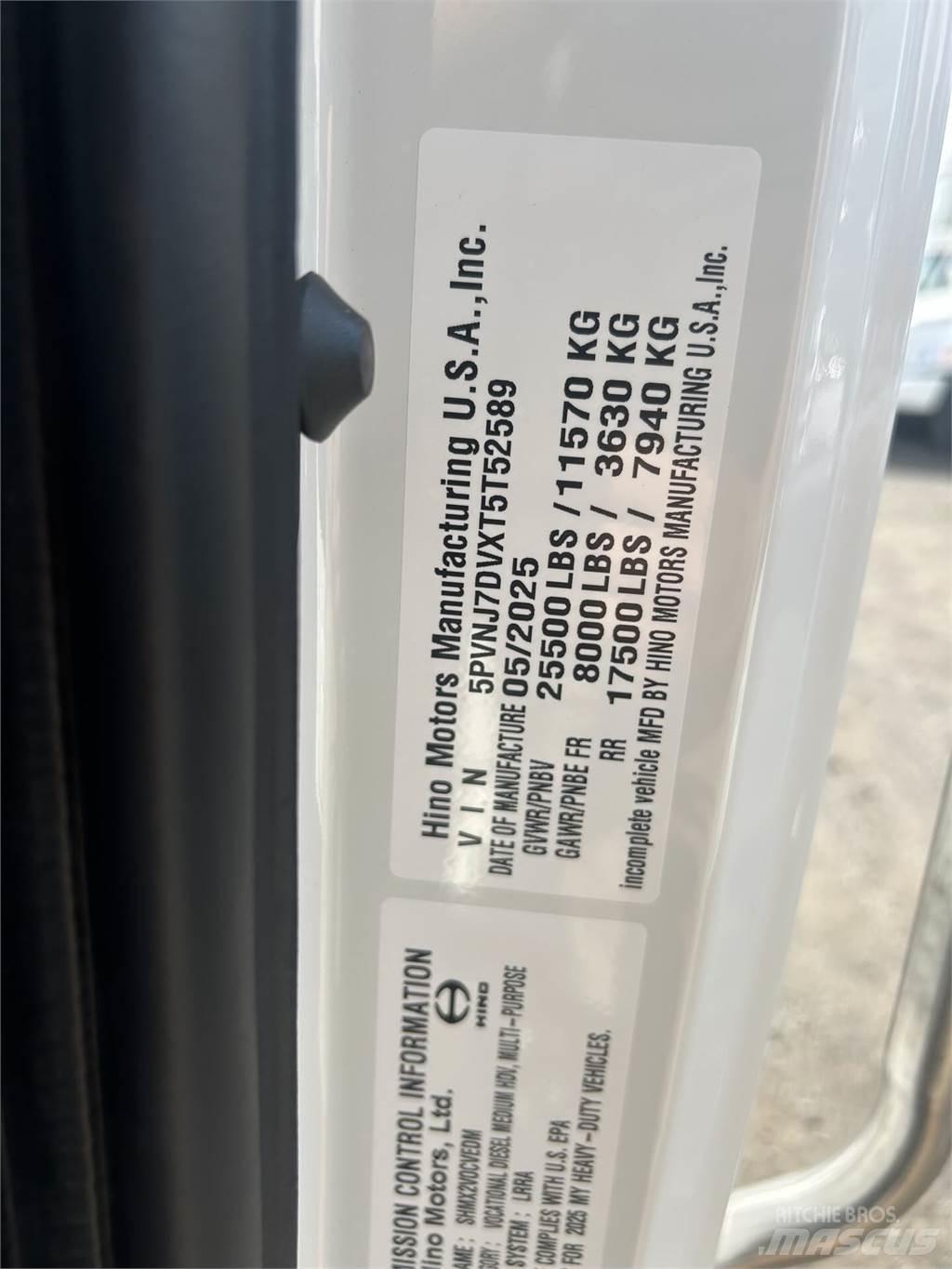 Hino L6 Važiuoklė su kabina