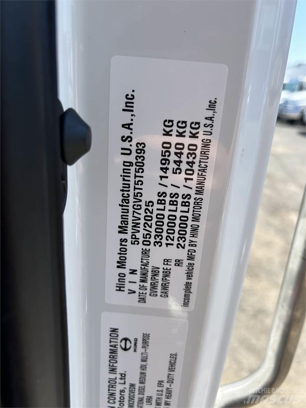Hino L7 Važiuoklė su kabina