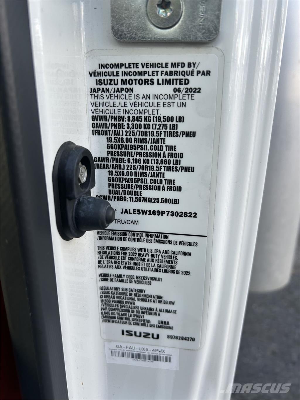 Isuzu NRR Sunkvežimiai su dengtu kėbulu