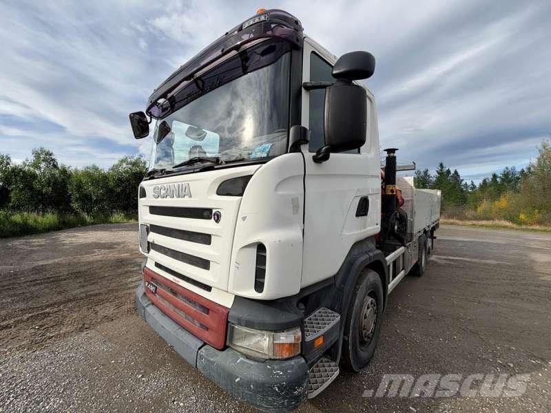 Scania R420 Platformos/ Pakrovimas iš šono