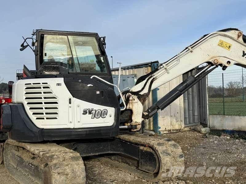 Yanmar SV100 Vikšriniai ekskavatoriai