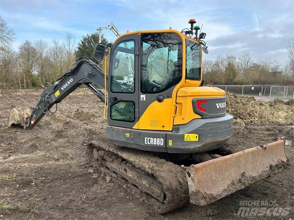 Volvo ECR88D Vikšriniai ekskavatoriai