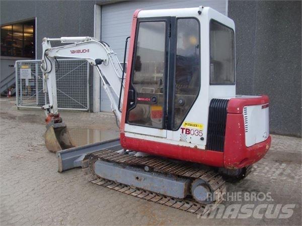 Takeuchi TB035 Mini ekskavatoriai < 7 t