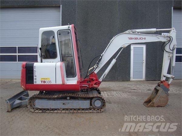 Takeuchi TB035 Mini ekskavatoriai < 7 t