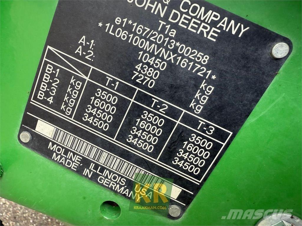 John Deere 6100M Traktoriai