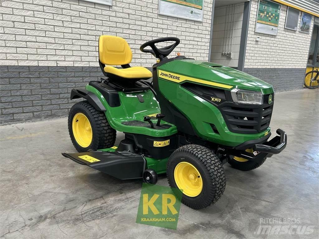 John Deere X167 Sodo traktoriukai-vejapjovės