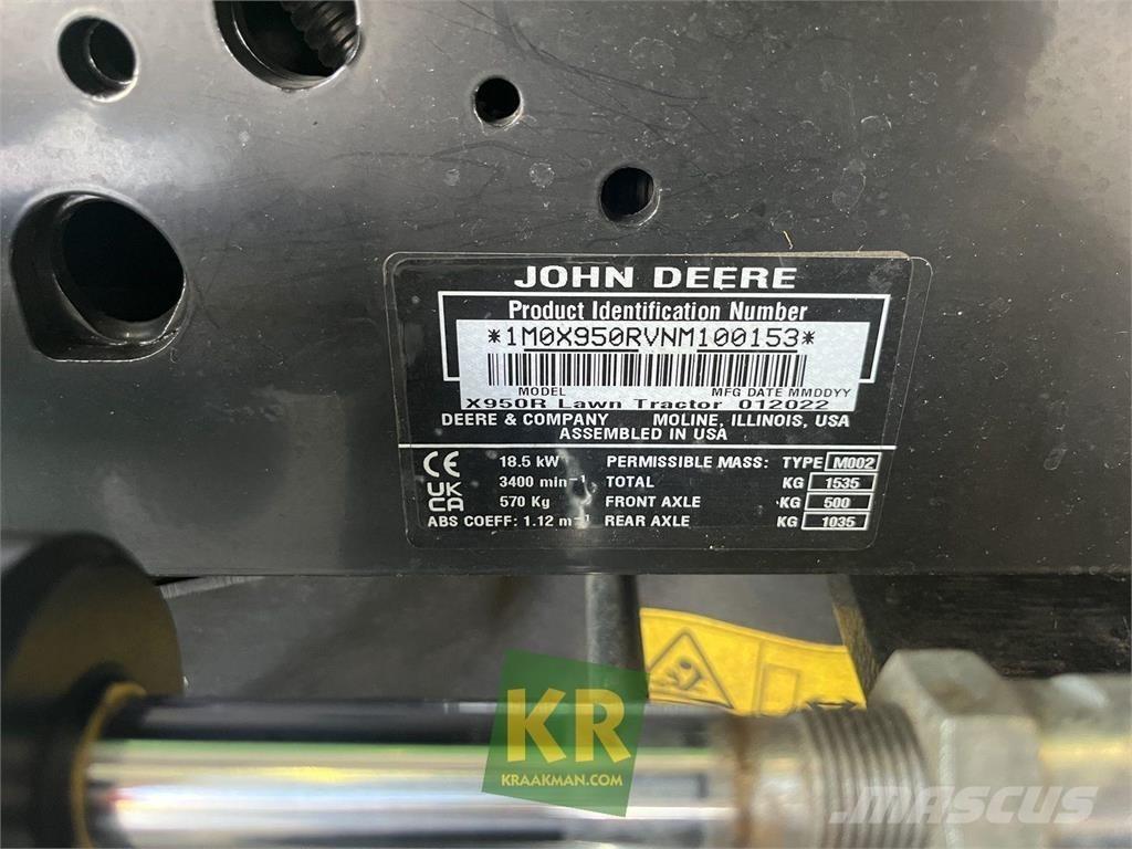 John Deere X950R Sodo traktoriukai-vejapjovės