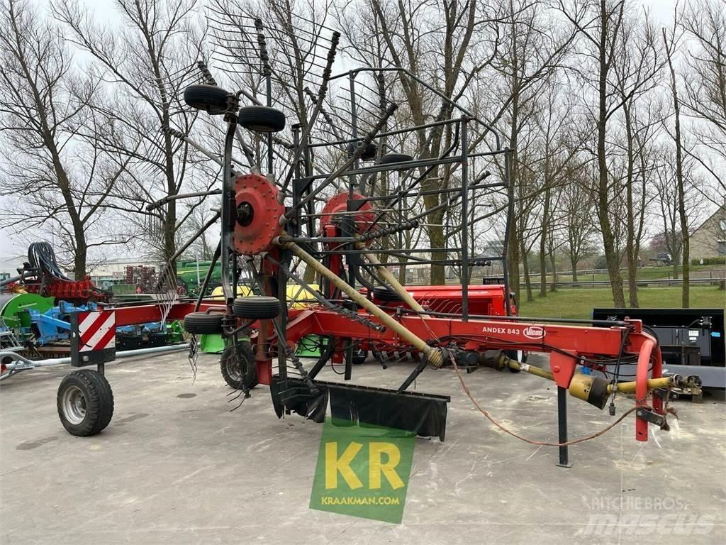 Vicon Andex 843 Šieno grėbliai ir vartytuvai